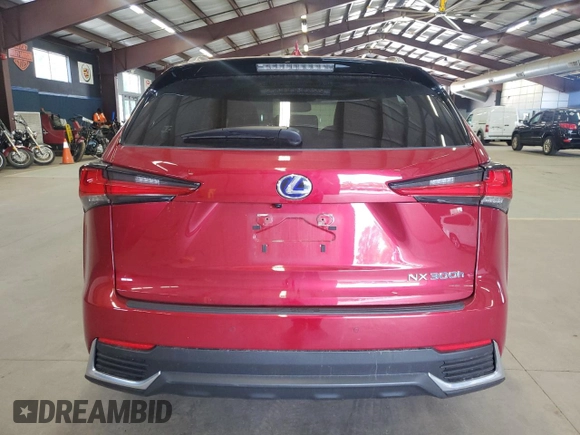 2020 Lexus NX 300h with VIN JTJGJRDZ2L5005228, listed as a Copart auction lot 60477955 with 59,587 mi miles and Salvage title. Bid and sale history available at DreamBid. Image 6.