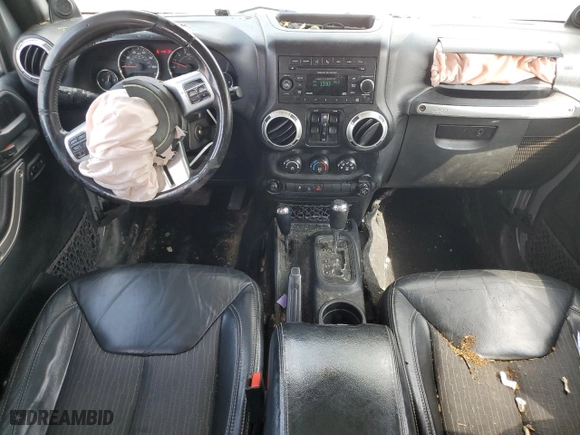 2013 Jeep Wrangler Unlimited Sport with VIN 1C4BJWDG1DL601972, listed as a Copart auction lot 65069824 with 166,274 mi miles and Salvage Title. Bid and sale history available at carsss.com. Image 8.