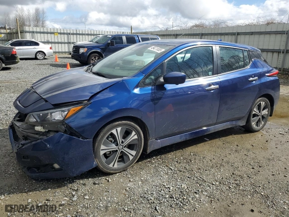 2020 Nissan LEAF SV with VIN 1N4AZ1CP8LC301262, listed as a Copart auction lot 49431835 with 64,234 mi miles and Salvage Title. Bid and sale history available at carsss.com. Image 1.