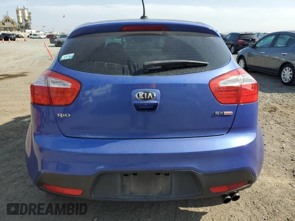 2013 Kia Rio SX с VIN KNADN5A37D6159087, выставлен на аукционе Copart как лот 58734095 с пробегом 120 893 миль миль и Списание • Salvage title. История ставок и продаж доступна на DreamBid. Изображение 6.