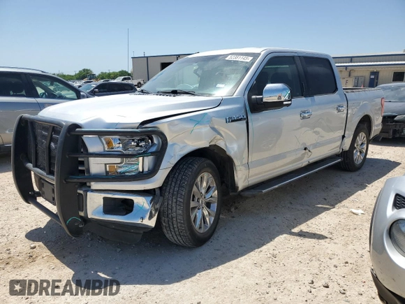 2016 Ford F-150 XL with VIN 1FTEW1CF3GFA53728, listed as a Copart auction lot 52381145 with 157,206 mi miles and Salvage Title. Bid and sale history available at carsss.com. Image 1.