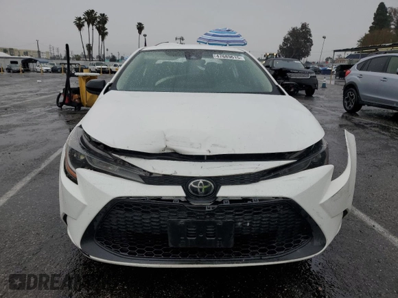 2021 Toyota Corolla LE with VIN 5YFEPMAE6MP252219, listed as a Copart auction lot 47689615 with 124,846 mi miles and Salvage Title. Bid and sale history available at carsss.com. Image 5.
