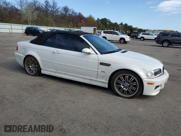 2003 BMW 3 Series M3 z VIN WBSBR93413PK01766, wystawiony jako Copart lot #53574054 z przebiegiem Nie podano mil oraz Czysty tytuł • Clean title. Historia ofert i sprzedaży dostępna na DreamBid. Obrazek 4.