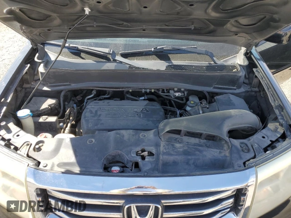 2013 Honda Pilot EX-L with VIN 5FNYF3H5XDB008066, listed as a Copart auction lot 50574625 with 100,422 mi miles and Salvage Title. Bid and sale history available at DreamBid. Image 12.