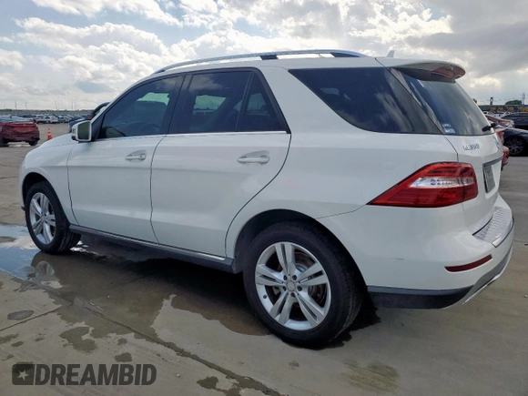 2015 Mercedes-Benz M 350 with VIN 4JGDA5JBXFA507272, listed as a Copart auction lot 51022775 with 121,315 mi miles and Clean title. Bid and sale history available at DreamBid. Image 2.