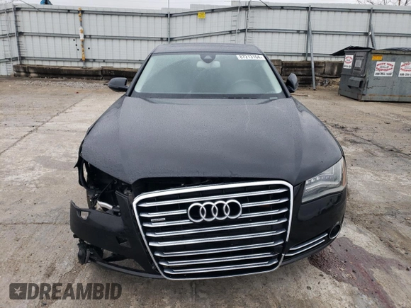 2013 Audi A8 L 3.0L with VIN WAURGAFD2DN001126, listed as a Copart auction lot 87213164 with 116,694 mi miles and Salvage Title. Bid and sale history available at carsss.com. Image 5.