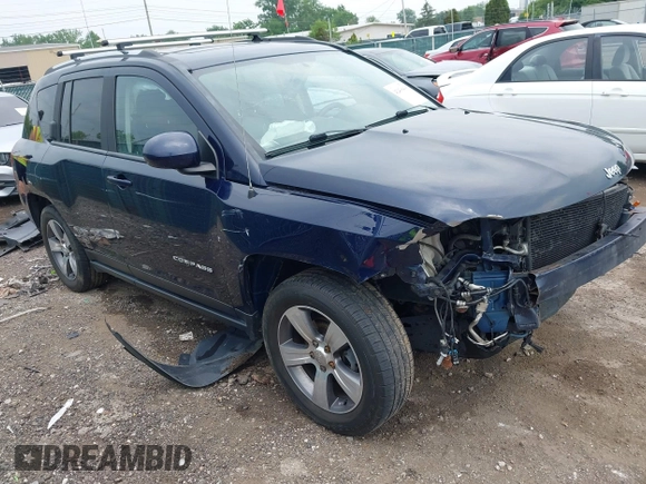 2017 Jeep Compass High Altitude with VIN 1C4NJDEB9HD110568, listed as a IAAI auction lot 42438438 with 114,088 mi miles and . Bid and sale history available at DreamBid. Image 1.