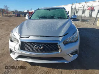 2018 Infiniti Q50 Luxe with VIN JN1EV7AR0JM433294, listed as a IAAI auction lot 41742303 with 62,217 mi miles and . Bid and sale history available at DreamBid. Image 11.