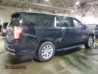 2023 Chevrolet Suburban Premier with VIN 1GNSKFKD3PR255115, listed as a Copart auction lot 52940585 with 65,453 mi miles and Clean Title. Bid and sale history available at DreamBid. Image 3.