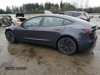 2024 Tesla Model 3 with VIN 5YJ3E1EA4RF730871, listed as a Copart auction lot 49066165 with 9,030 mi miles and Salvage Title. Bid and sale history available at carsss.com. Image 2.