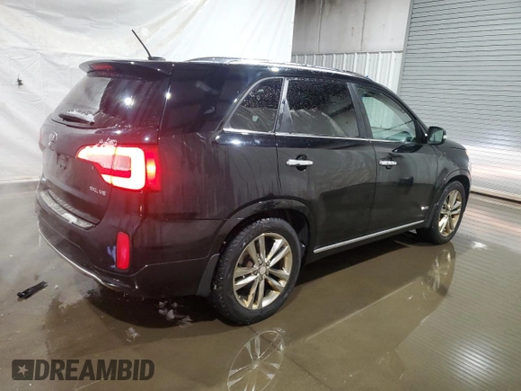 2015 Kia Sorento SX Limited with VIN 5XYKWDA77FG624536, listed as a Copart auction lot 89383385 with 87,305 mi miles and Salvage Title. Bid and sale history available at carsss.com. Image 3.