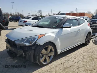 2013 Hyundai Veloster Turbo w/Black Int with VIN KMHTC6AE4DU171412, listed as a Copart auction lot 47991535 with 105,438 mi miles and Clean Title. Bid and sale history available at carsss.com. Image 1.