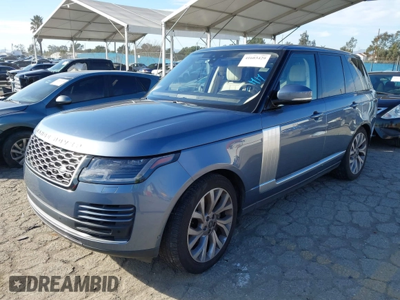 2022 Land Rover Range Rover Westminster z VIN SALGS2RU2NA460782, wystawiony jako IAAI lot #41603429 z przebiegiem 55 166 mil mil oraz . Historia ofert i sprzedaży dostępna na DreamBid. Obrazek 18.