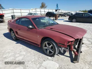 1997 Ford Mustang with VIN 1FALP4043VF109078, listed as a Copart auction lot 74601704 with 133,838 mi miles and Salvage Title. Bid and sale history available at carsss.com. Image 4.