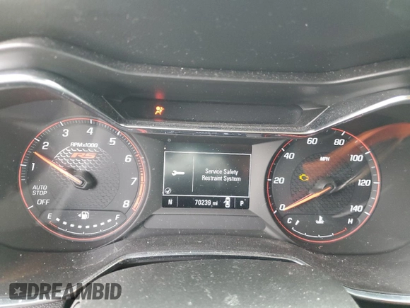 2021 Chevrolet TrailBlazer RS with VIN KL79MTSL1MB076337, listed as a Copart auction lot 47872824 with 70,239 mi miles and . Bid and sale history available at DreamBid. Image 9.