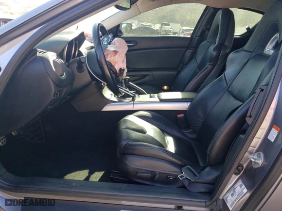 2005 Mazda RX-8 with VIN JM1FE17N750155896, listed as a Copart auction lot 76634044 with 51,103 mi miles and Salvage Title. Bid and sale history available at carsss.com. Image 7.
