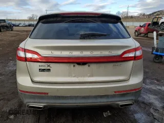 2017 Lincoln MKX Select with VIN 2LMPJ8KRXHBL12357, listed as a Copart auction lot 43250985 with 105,483 mi miles and Salvage Title. Bid and sale history available at carsss.com. Image 6.