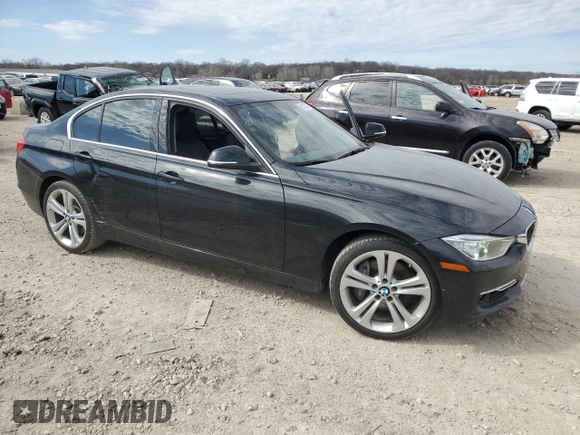 2015 BMW 3 Series 335i xDrive with VIN WBA3B9C51FP459327, listed as a Copart auction lot 50722795 with 58,275 mi miles and Salvage title. Bid and sale history available at DreamBid. Image 4.