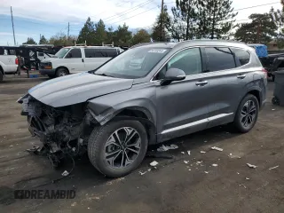 2019 Hyundai Santa Fe Limited z VIN 5NMS5CAAXKH060423, wystawiony jako Copart lot #86109244 z przebiegiem 111 261 mil mil oraz Szkoda całkowita • Salvage title. Historia ofert i sprzedaży dostępna na DreamBid. Obrazek 1.