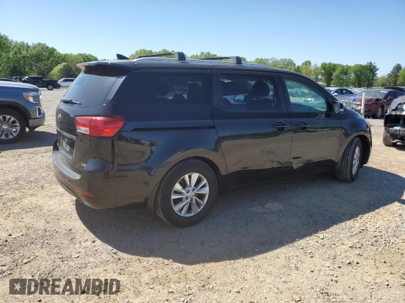 2017 Kia Sedona LX with VIN KNDMB5C16H6319926, listed as a Copart auction lot 53259925 with 107,398 mi miles and Salvage Title. Bid and sale history available at DreamBid. Image 3.