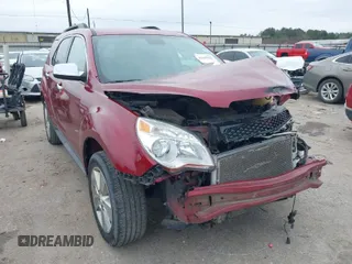 2014 Chevrolet Equinox LT z VIN 1GNALBEK1EZ121714, wystawiony jako IAAI lot #41647823 z przebiegiem Nie podano mil oraz . Historia ofert i sprzedaży dostępna na DreamBid. Obrazek 1.