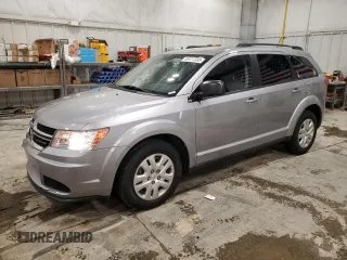 2017 Dodge Journey SE z VIN 3C4PDCAB6HT614439, wystawiony jako Copart lot #55411335 z przebiegiem 63 128 mil mil oraz Nie do naprawy • Non repairable. Historia ofert i sprzedaży dostępna na DreamBid. Obrazek 1.