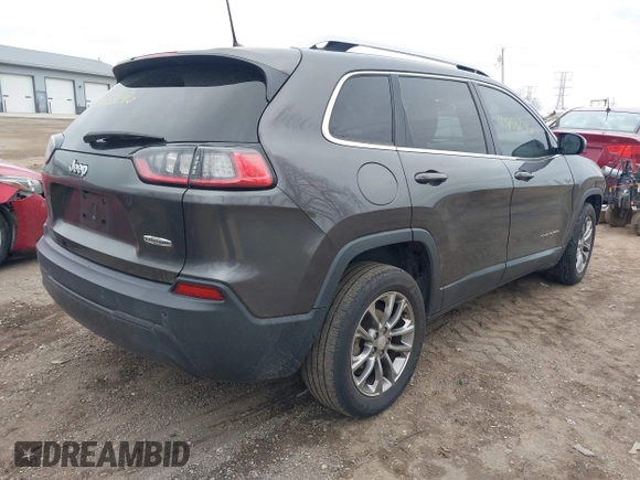 2019 Jeep Cherokee Latitude Plus with VIN 1C4PJLLB4KD382412, listed as a IAAI auction lot 41853246 with 97,512 mi miles. Bid and sale history available at carsss.com. Image 4.