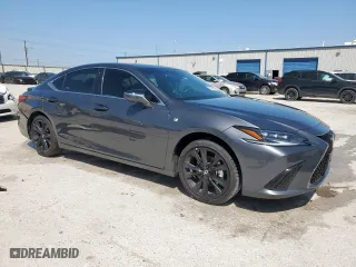 2023 Lexus ES with VIN 58AJZ1B10PU156374, listed as a Copart auction lot 52783495 with 21,416 mi miles and Salvage Title. Bid and sale history available at carsss.com. Image 4.