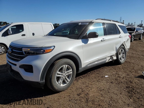 2023 Ford Explorer XLT with VIN 1FMSK7DH4PGC23778, listed as a Copart auction lot 44665345 with 79,783 mi miles and Salvage title. Bid and sale history available at DreamBid. Image 1.