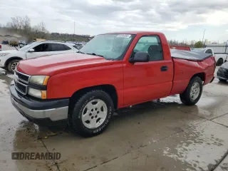2006 Chevrolet Silverado 1500 Work Truck with VIN 3GCEC14V86G151553, listed as a Copart auction lot 52284265 with 122,016 mi miles and Salvage Title. Bid and sale history available at DreamBid. Image 1.