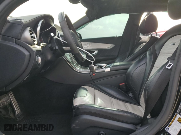 2016 Mercedes-Benz C 63 S AMG with VIN 55SWF8HB4GU109133, listed as a Copart auction lot 43380055 with 70,940 mi miles and Salvage title. Bid and sale history available at DreamBid. Image 7.