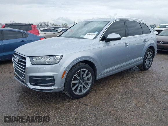 2019 Audi Q7 Premium Plus z VIN WA1LAAF73KD040924, wystawiony jako IAAI lot #41897902 z przebiegiem 131 535 mil mil oraz . Historia ofert i sprzedaży dostępna na DreamBid. Obrazek 17.