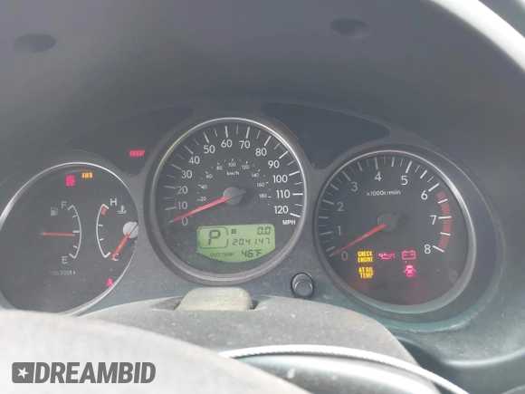 2003 Subaru Forester XS with VIN JF1SG65643H747424, listed as a IAAI auction lot 42038844 with 204,147 mi miles and . Bid and sale history available at DreamBid. Image 7.