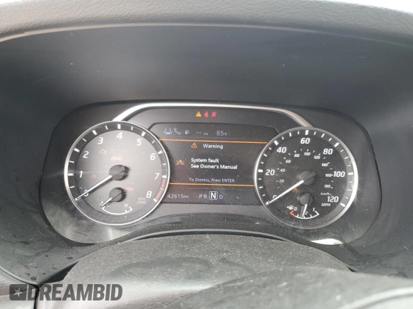2022 Nissan Frontier SV with VIN 1N6ED1EK3NN654556, listed as a Copart auction lot 56589825 with 42,615 mi miles and Salvage title. Bid and sale history available at DreamBid. Image 9.