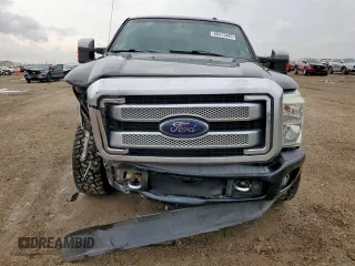2016 Ford F-250 Lariat with VIN 1FT7W2BT4GEA20703, listed as a Copart auction lot 60414485 with 164,936 mi miles and Salvage title. Bid and sale history available at DreamBid. Image 5.