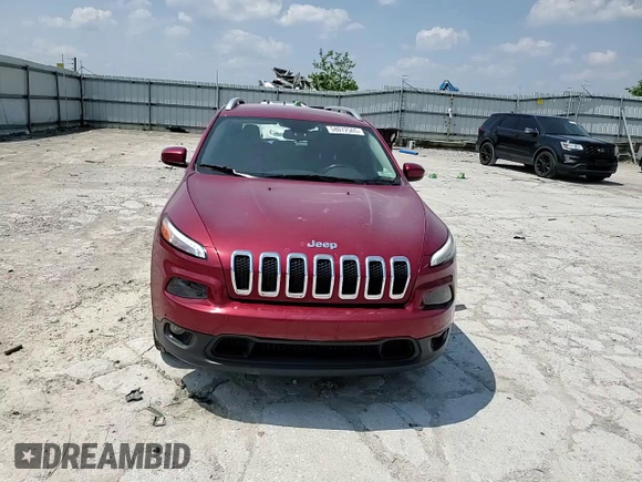2017 Jeep Cherokee Latitude with VIN 1C4PJLCB7HW613803, listed as a Copart auction lot 58072565 with 122,321 mi miles and Salvage title. Bid and sale history available at DreamBid. Image 14.