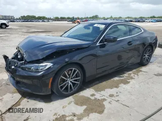 2024 BMW 4 Series 430i z VIN WBA53AP07RCR70929, wystawiony jako Copart lot #60192535 z przebiegiem 26 819 mil mil oraz Czysty tytuł • Clean title. Historia ofert i sprzedaży dostępna na DreamBid. Obrazek 1.