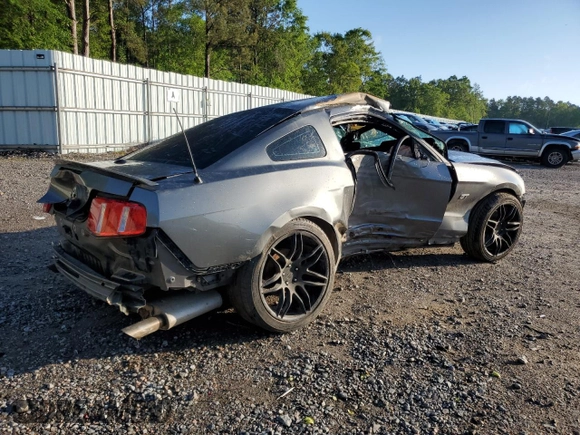 2010 Ford Mustang GT with VIN 1ZVBP8CH6A5140172, listed as a Copart auction lot 52703755 with Not provided miles and Salvage title. Bid and sale history available at DreamBid. Image 3.