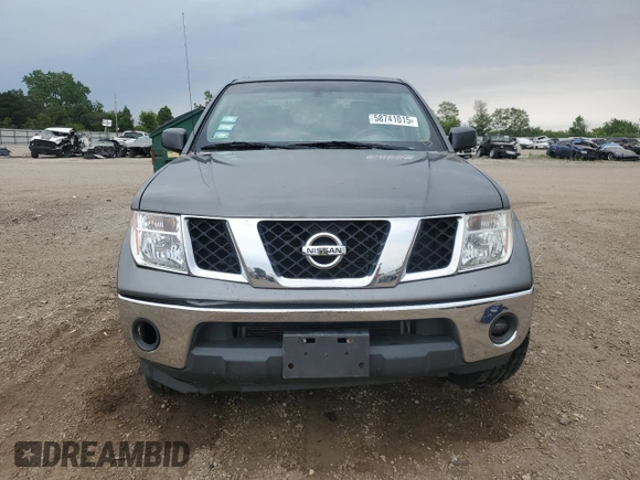 2008 Nissan Frontier LE with VIN 1N6AD09W28C407454, listed as a Copart auction lot 58741015 with 74,548 mi miles and Salvage title. Bid and sale history available at DreamBid. Image 5.