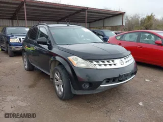 2006 Nissan Murano SL with VIN JN8AZ08W46W503737, listed as a IAAI auction lot 41715431 with 215,212 mi miles. Bid and sale history available at carsss.com. Image 1.