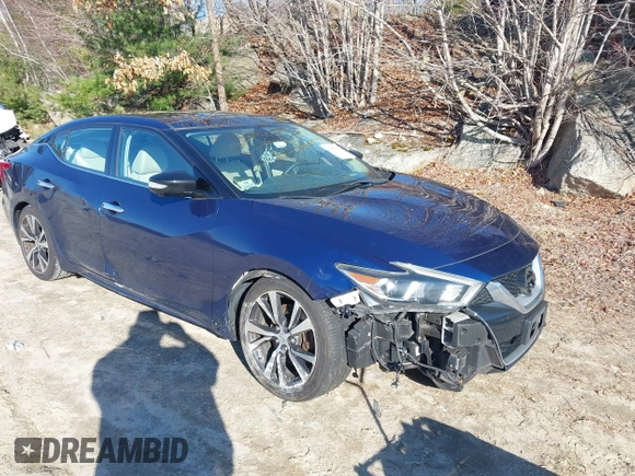 2017 Nissan Maxima SR with VIN 1N4AA6AP7HC364982, listed as a IAAI auction lot 41884511 with 55,825 mi miles and . Bid and sale history available at DreamBid. Image 1.