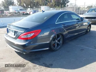2012 Mercedes-Benz CLS 550 with VIN WDDLJ9BB9CA021186, listed as a IAAI auction lot 41388368 with 115,575 mi miles and . Bid and sale history available at DreamBid. Image 4.