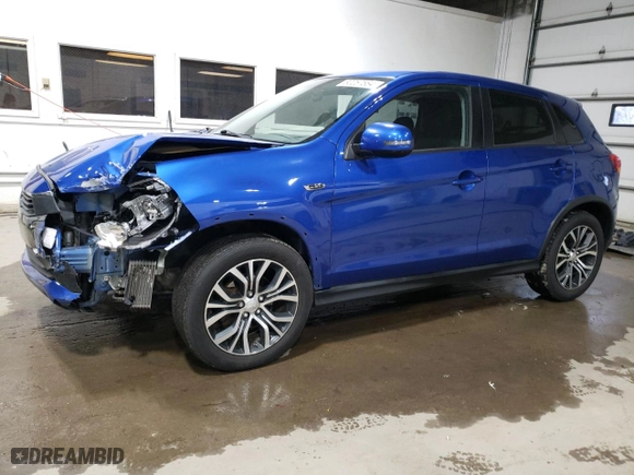 2017 Mitsubishi Outlander Sport ES 2.0 with VIN JA4AR3AU7HZ043054, listed as a Copart auction lot 80257664 with 79,749 mi miles and Salvage Title. Bid and sale history available at carsss.com. Image 1.