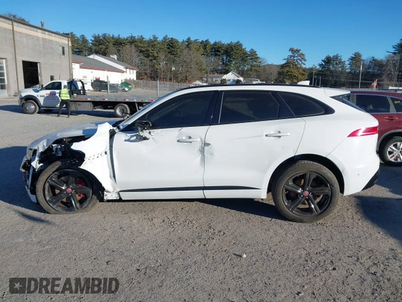 2019 Jaguar F-Pace S with VIN SADCM2FV9KA602624, listed as a IAAI auction lot 41281486 with 78,966 mi miles and . Bid and sale history available at DreamBid. Image 14.