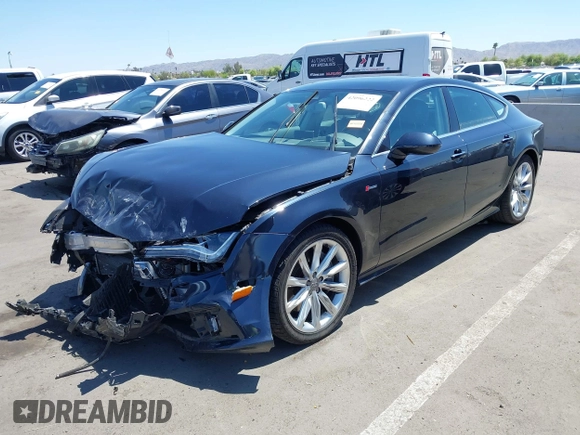 2012 Audi A7 Prestige with VIN WAU3GAFC6CN147105, listed as a IAAI auction lot 42096222 with 60,166 mi miles and . Bid and sale history available at DreamBid. Image 2.