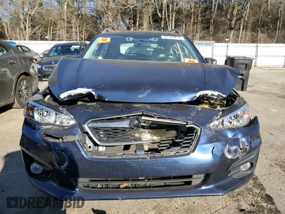 2019 Subaru Impreza Premium with VIN 4S3GTAD63K3742050, listed as a Copart auction lot 47141815 with Not Provided miles and Salvage Title. Bid and sale history available at DreamBid. Image 5.
