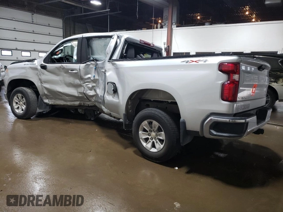 2022 Chevrolet Silverado 1500 LT with VIN 1GCPDDEK4NZ514215, listed as a Copart auction lot 68110484 with Not Provided miles and Salvage Title. Bid and sale history available at DreamBid. Image 2.