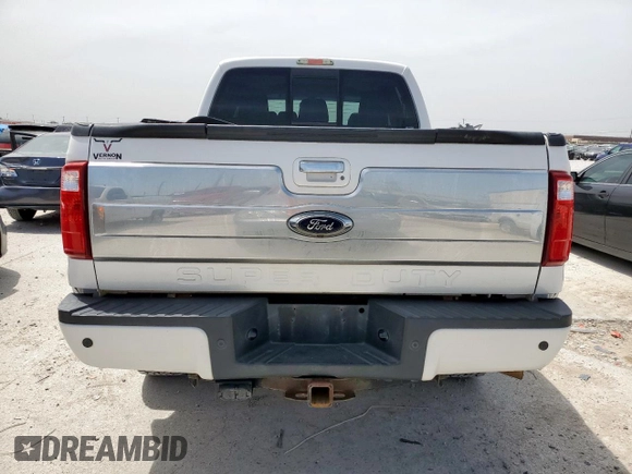 2016 Ford F-250 Lariat with VIN 1FT7W2BT2GEB75752, listed as a Copart auction lot 56924005 with 132,585 mi miles and Salvage title. Bid and sale history available at DreamBid. Image 6.