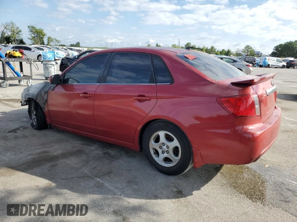 2008 Subaru Impreza Sedan (Natl) i w/Premium Pkg with VIN JF1GE61658H503130, listed as a Copart auction lot 53175745 with 0 mi miles and Salvage Title. Bid and sale history available at carsss.com. Image 2.