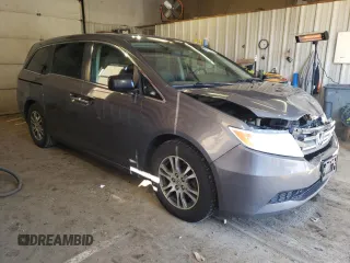 2013 Honda Odyssey EX-L with VIN 5FNRL5H65DB038237, listed as a Copart auction lot 52678845 with 173,027 mi miles and Salvage Title. Bid and sale history available at DreamBid. Image 4.